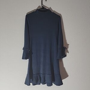 LC Blue Medium Sweater Dress